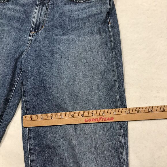JOES Jeans Niki Mid Rise Women 30 (32x28) Bristol Light Wash Stretch Roll Cuff - Picture 15 of 16